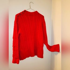 Croft&Barrow Red Knit Sweater